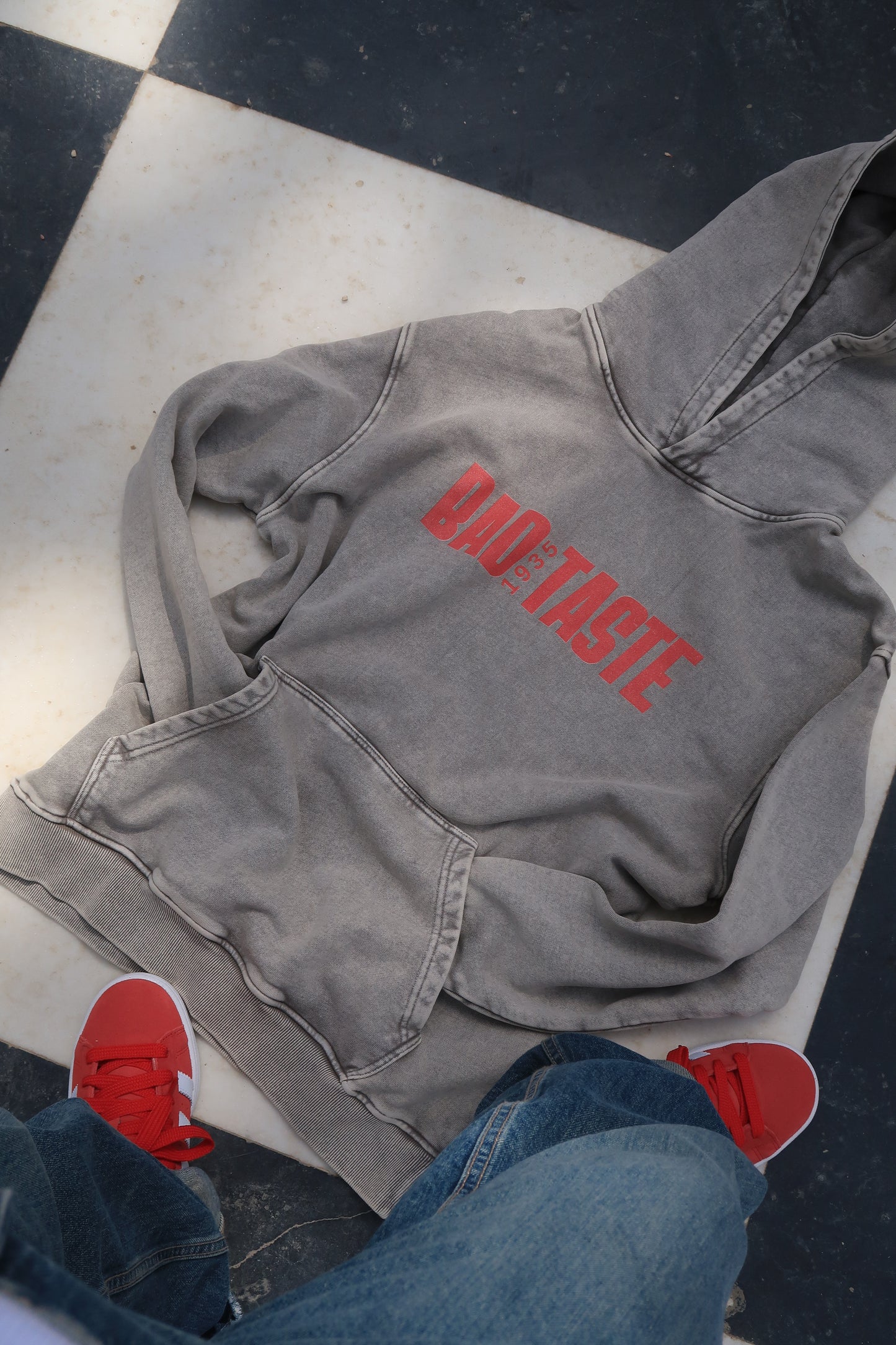 Audacity Acid Wash Oversize Hoodie